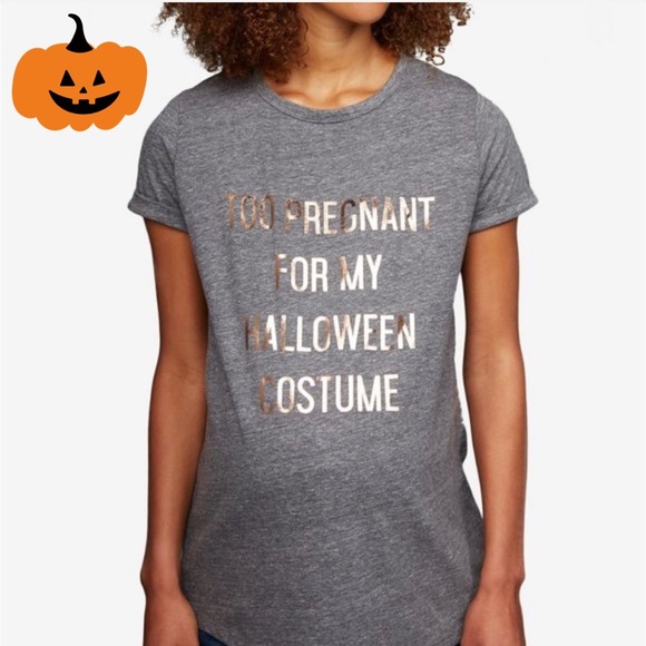 A Pea in the Pod Tops - NWT Pea in the Pod Too Pregnant Halloween Tee